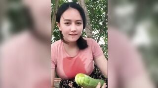 Official method of consuming a cucumber