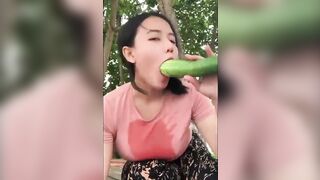 Official method of consuming a cucumber