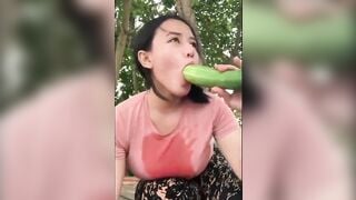 Official method of consuming a cucumber