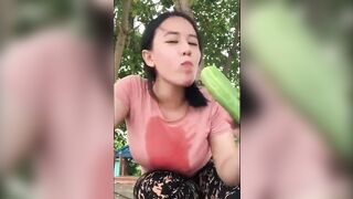 Official method of consuming a cucumber