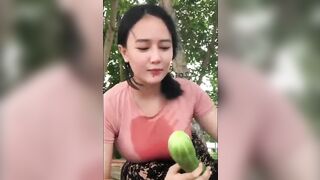 Official method of consuming a cucumber