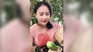 Official method of consuming a cucumber