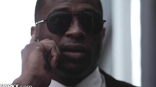 Slender Blonde Snob vs Her Huge Dick Butler - DarkX