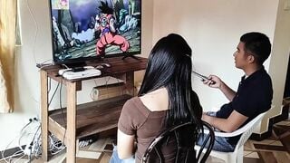 Uncle and Niece: My adorable niece comes to my house while I view dragon ball and starts sucking off my long dick so that I can screwed her