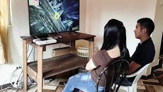 Uncle and Niece: My adorable niece comes to my house while I view dragon ball and starts sucking off my long dick so that I can screwed her