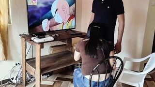 Uncle and Niece: My adorable niece comes to my house while I view dragon ball and starts sucking off my long dick so that I can screwed her