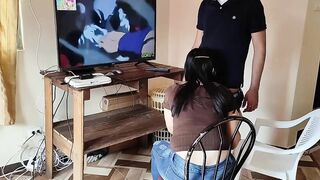 Uncle and Niece: My adorable niece comes to my house while I view dragon ball and starts sucking off my long dick so that I can screwed her