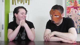 Slave teenie fed rough dick