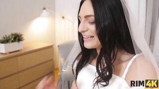 RIM4K. Lovers has dirty sex full of rim job before wedding ceremony