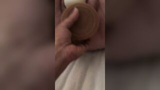SO SEXY 9 INCH BROWN TOY UP HER SWEET CUNT
