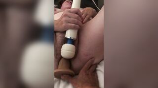 SO SEXY 9 INCH BROWN TOY UP HER SWEET CUNT