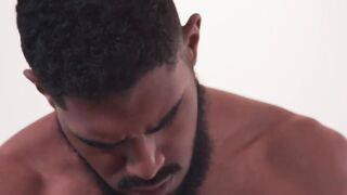 MaleNoir.com - Black security guard anally fucks his Asian customer hard and rough wi