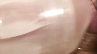 Mature amateur dildo fucks himself while masturbating solo