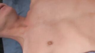 Amateur twinks suck cock before rough bareback action
