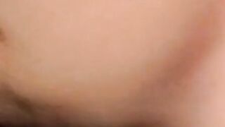 Huge dick amateur drilling raw asses in interracial threesome