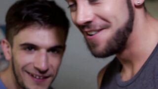 Donte Thick and Spencer Laval pounding and blowing threeway