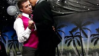 Beautiful slim twink bounces on rock solid cock and cums