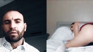 Athena Faris's stepfather's naughty solo tease