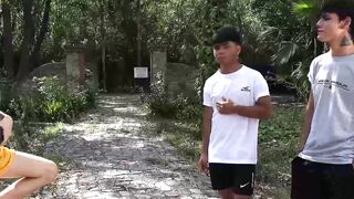 Gavin Becerra holes plowed by Glenn Hut and Leonel Russell