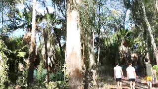 Gavin Becerra holes plowed by Glenn Hut and Leonel Russell