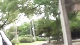 NipponPissTV.com - Naughty Japanese babe peeing outdoors for voyeur pleasure on camer