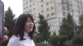 NipponPissTV.com - Naughty Japanese babe peeing outdoors for voyeur pleasure on camer