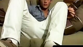 ToesXXX.com - Hayden's ultimate jerk off session with a hard foot cum conclusion
