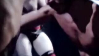 MuscleJockBound.com - Rough threesome with choking and domination for a submissive ma
