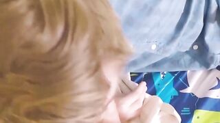 GayStepBros.com - Hot twink explodes with pleasure while stepbro's bare cock fills hi