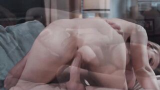 She sucks on her man hard and takes it inside her tight pussy