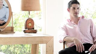 NextDoorXXX.com - Young stud services his boss's cock for a raw reward