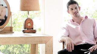 NextDoorXXX.com - Young stud services his boss's cock for a raw reward