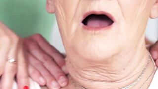 21xtreme.com - A hot brunette granny's old cunt gets banged hard and raw