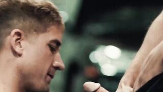 DisruptiveMovie.com - Mechanic Roman Todd bends twink Brandon Anderson over for a qui