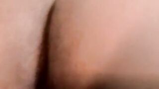 Cute black amateur stretching older white perv