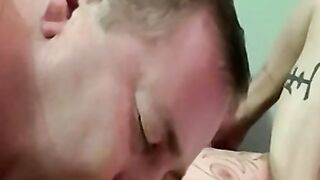 Amateur sucked skillfully before slow bareback pounding