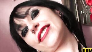 UKSubSluts.com - Tattooed girl Gina's rough and wild sex action unleashed