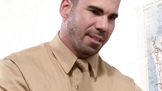 MaleIcons.com - Horny captain Billy rams his dick into Colt's tight hole with force a