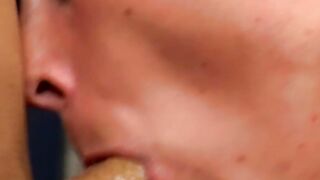Hungry twink craves for a fat dick deep in his tight butt