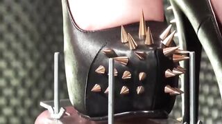 Cbt And The High Heels With Spikes