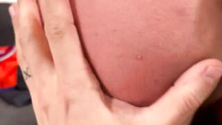 Hot teen Jack Davis fulfills his desires by sucking three cocks in an orgy time