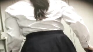 NipponSexTV.com - Japan businesswomen secretly filmed while changing clothes
