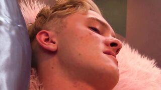 SwingYourBalls.com - Twink Oliver Tucker strokes then enjoys anal play with smooth as