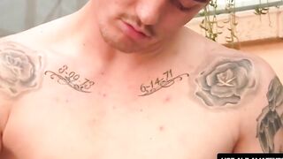 RealAltGuys.com - Naughty twink Lucas Daniels pumps his rock solid cock and shoots hi