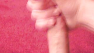 BobAuntie.com - Surfer dude strokes his cock quickly until he sprays cum