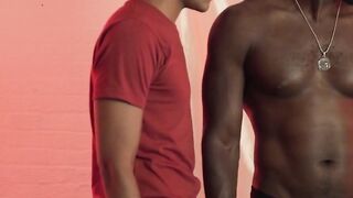 SayUncleNetwork.com - Ebony jock raw fucks young guys in a wild interracial threesome