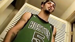 Str8Thugs.com - Goatee thug Axel's messy load jerk-off session with a cumshot finale