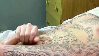JoeSchmoeXXX.com - Inked Ivy drains his balls with an intense jerk off solo