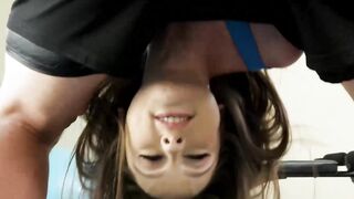 Petite teen Lily Glee pussy stretched in hardcore doggystyle
