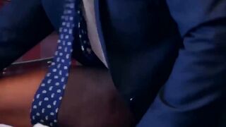 PlayingMen.com - Stud gets his butt hole drilled by businessman as he moans with plea